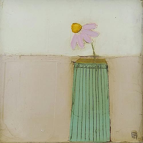 Eithne  Roberts - Small green vase